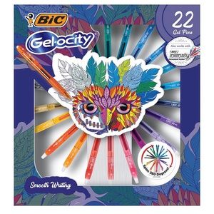 BIC Gel-ocity Gel Pen Spinner, 22 Count